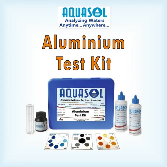 AQUASOL Aluminium Test Kit AE451*  Range 0.0 - 1.5 PPM (Mg/L) 100 Tests