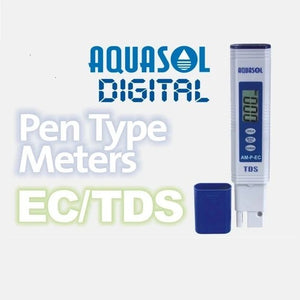 AQUASOL DIGITAL Conductivity / TDS Meter Pen Type, Range:  0 - 9990 PPM & 0  9990 µs/Cm With Calibration Solution AMPEC