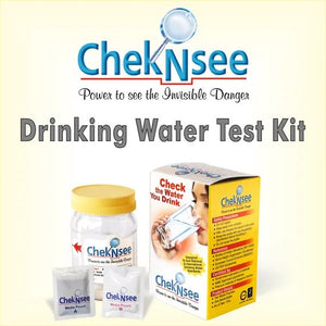 CHEKNSEE Drinking Water Potability Test Kit , 2 Qualitative Test of Coliform Bacteria for Drinking Water CNC2