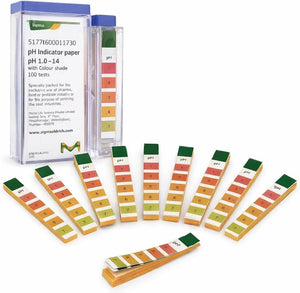 MERCK pH Indicator Paper pH 1.0 - 14.0 (with Colour Scale) Handy Pack