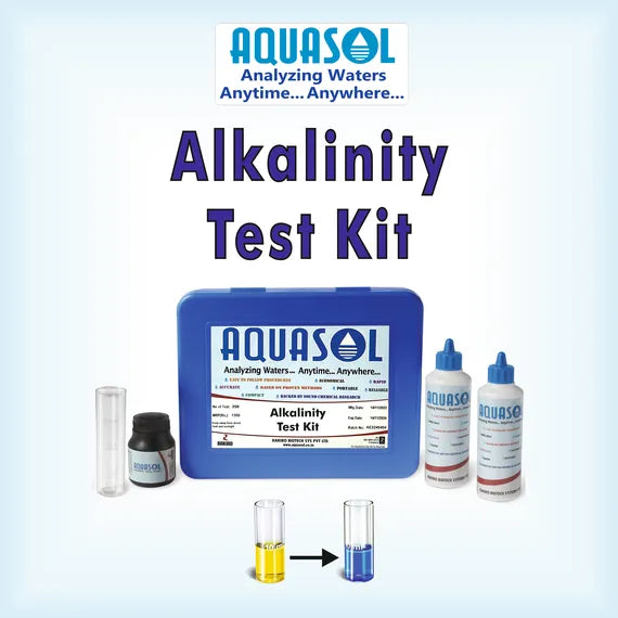 Alkalinity Test Kit AE204 , Range 10 - 2000 PPM (Mg/L) , 300 Tests
