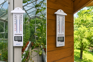 ACETEQ MM-909 Digital Max/Min Thermometer | Maximum & Minimum Temperature Monitor | -40°C to +50°C | Fast 500 ms Response | Digital Display | Indoor & Outdoor Use