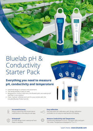 PENSTP Bluelab pH and Conductivity Calibration Starter Pack