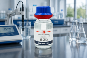 Hamilton CRM Conductivity Standard 15 µS/cm, 250 mL Glycerine Base | NIST Traceable | Certified Reference Material (CRM)  Part Number: 238927