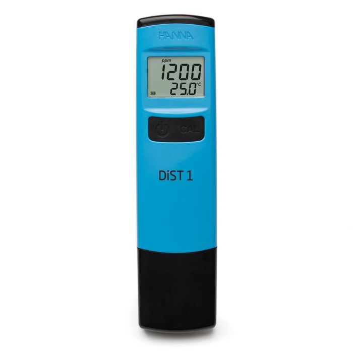 Hanna Instruments DiST® 1 HI98301 Waterproof TDS Meter | 0–2000 ppm (mg/L) | 1 ppm Resolution | Automatic Temperature Compensation