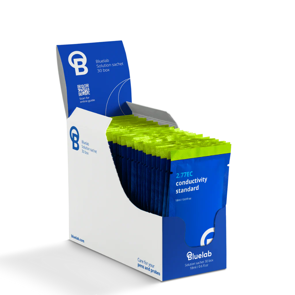 Bluelab Solution Sachet PH 4, 30sachets box - Calibration & Storage Range PH418B