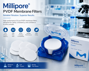 Millipore SVLP04700 – Durapore® PVDF Membrane Filter, 5.0 μm, 47 mm