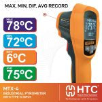 HTC MTX-4 Infrared Optical Thermometer