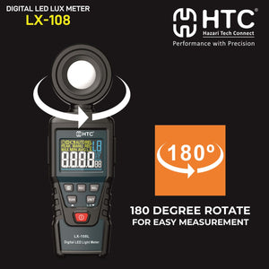HTC LX-108L Digital LED Lux Meter
