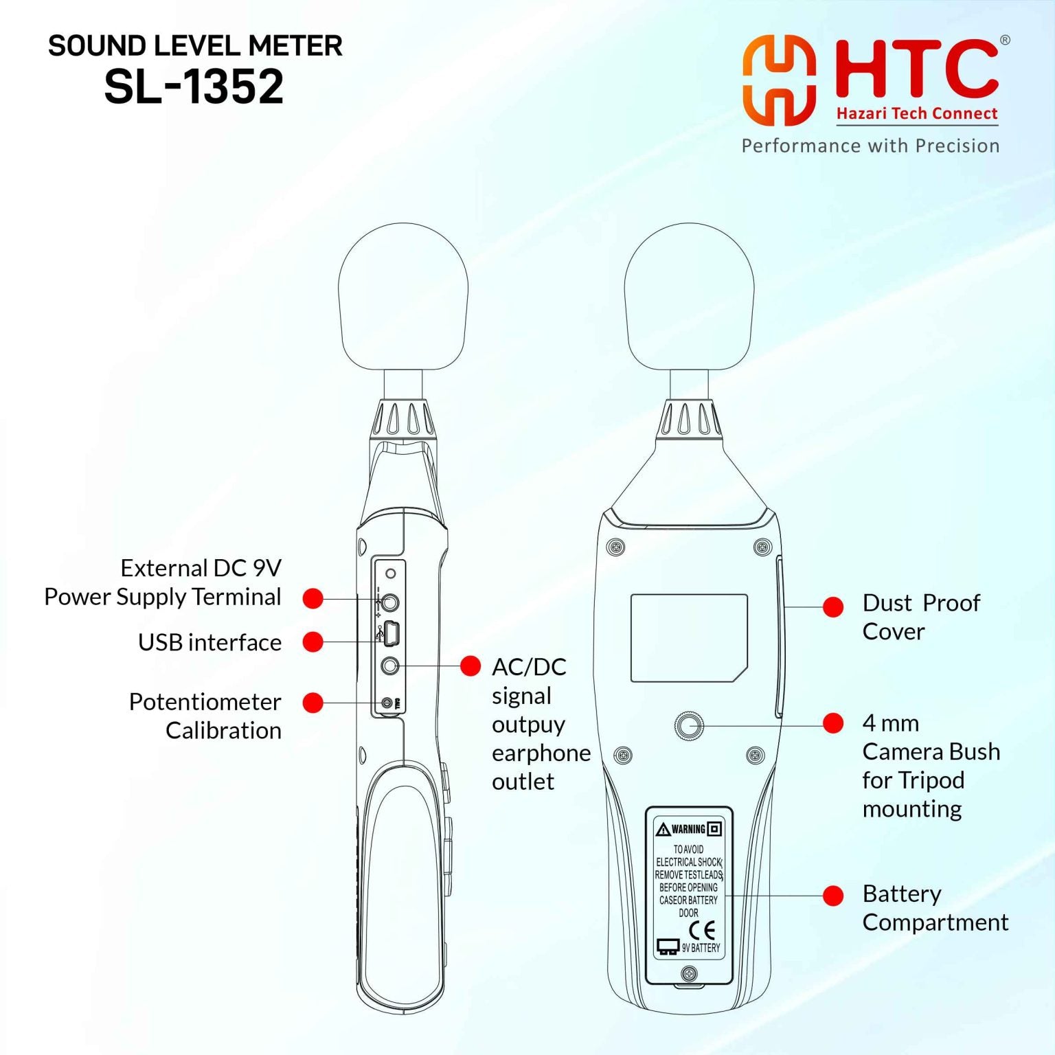 HTC SL-1352 Sound Level Meter
