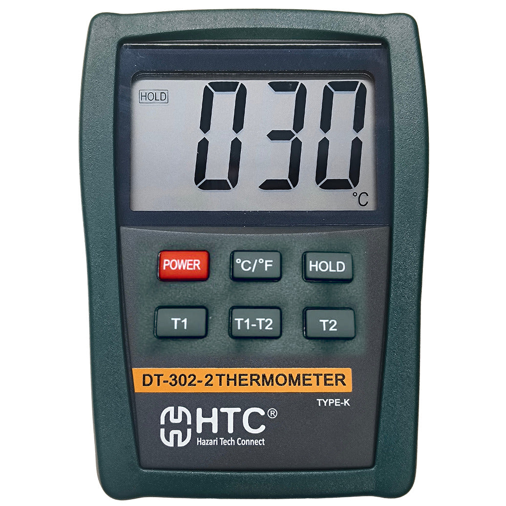 HTC DT-302-2 Digital Thermometer (Dual Input)