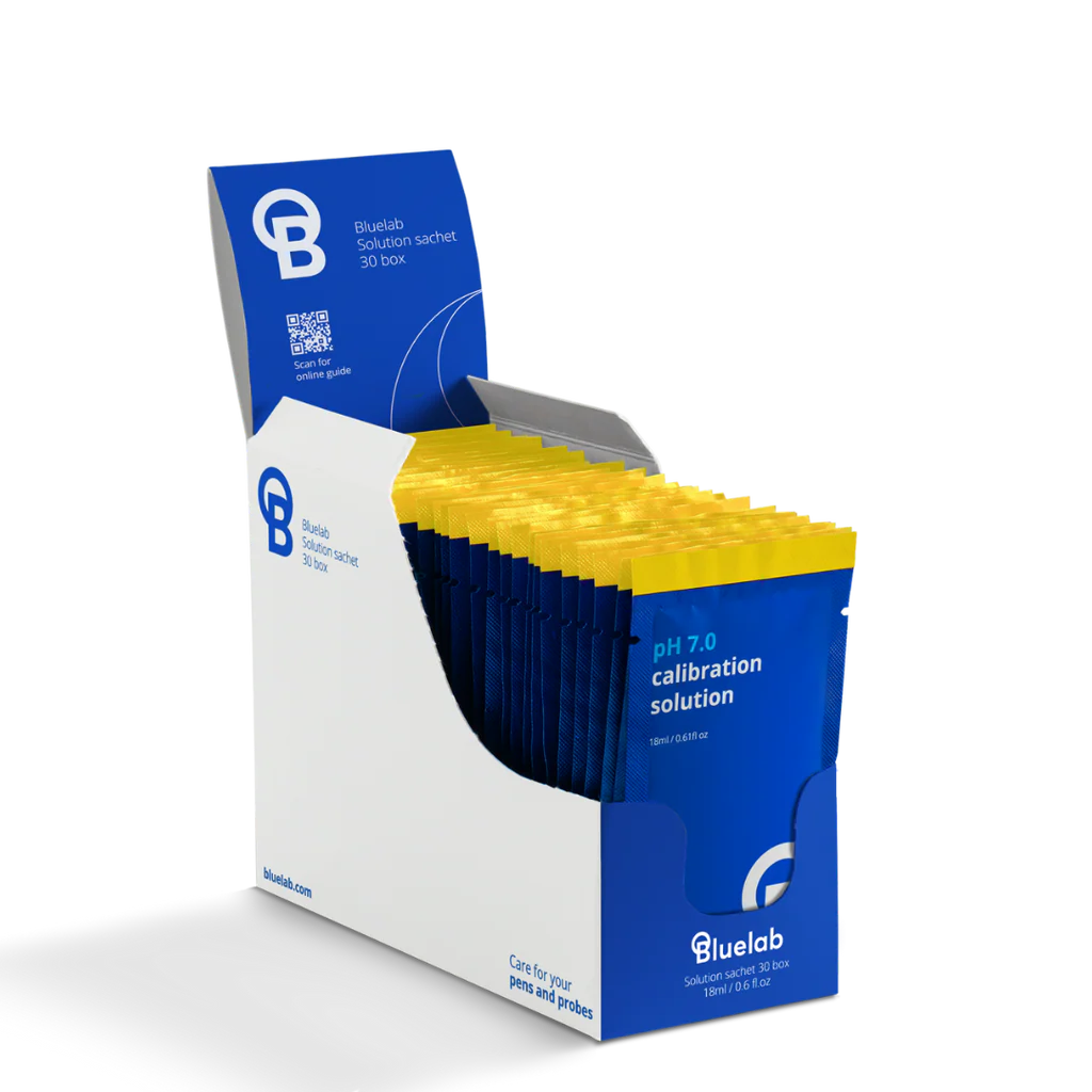 Bluelab Solution Sachet PH 4, 30sachets box - Calibration & Storage Range PH418B