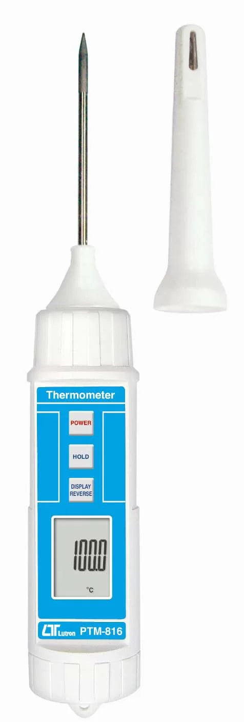 Lutron PTM-816 Digital Pen Type Thermometer | Type-K Thermocouple Thermometer | -40°C to 230°C | IP67 Waterproof