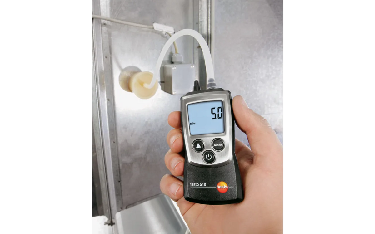 Testo 510 Differential Pressure Measuring Instrument Set | 0 to 100 hPa | ±100 hPa | Differential Pressure Meter