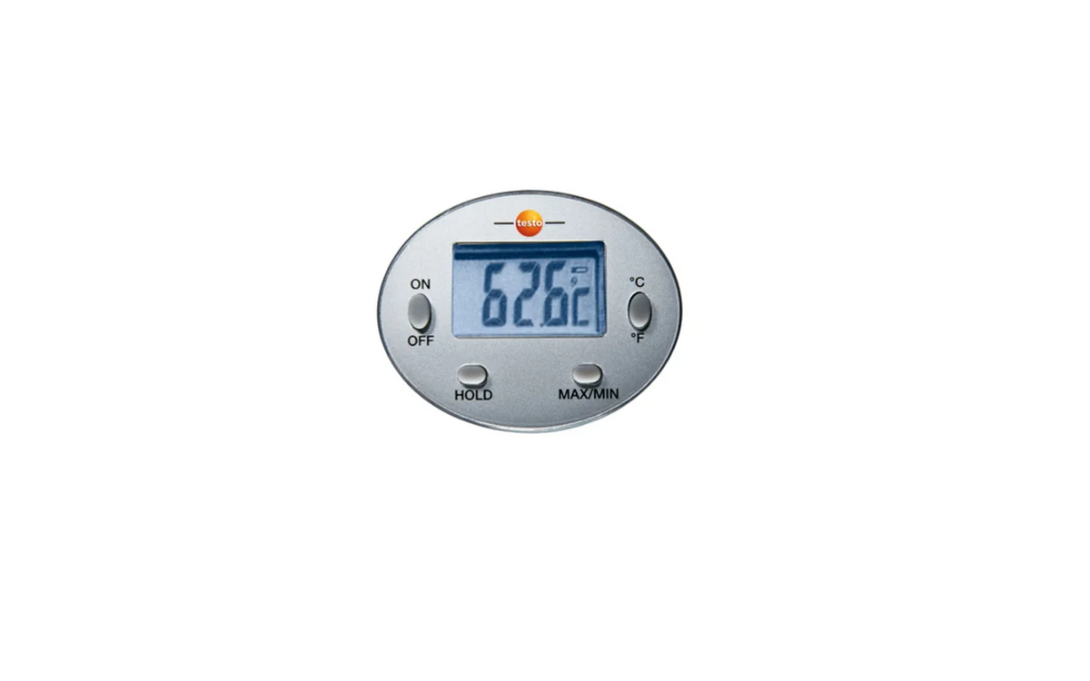 Testo 1113 Waterproof Mini Probe Thermometer | -20 to +230 °C | IP67 | 120 mm Stainless Steel Probe | Digital Temperature Meter | Model 0560 1113