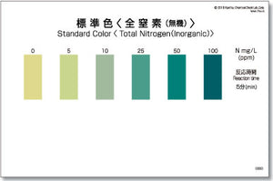 TOTAL NITROGEN (ORGANIC) Test Kit , 40 Test , Range 0 -100 mg/l PACKTEST WAK-TN-i-3