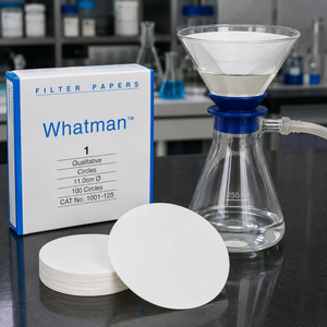 WHATMAN™ Grade 1 Qualitative Filter Paper – 110 mm (11 cm), 11 µm, Cat. No. 1001-110, Pack of 100