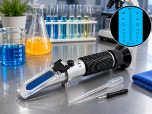 ERMA Hand Refractometer 0–32% Brix with ATC | Portable Brix Meter