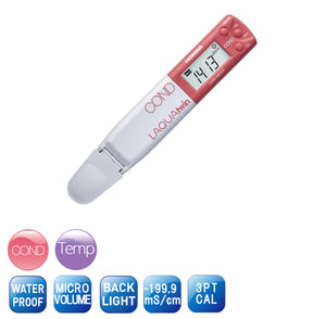 HORIBA LAQUAtwin EC-22 Waterproof Pocket Conductivity & Temperature Meter