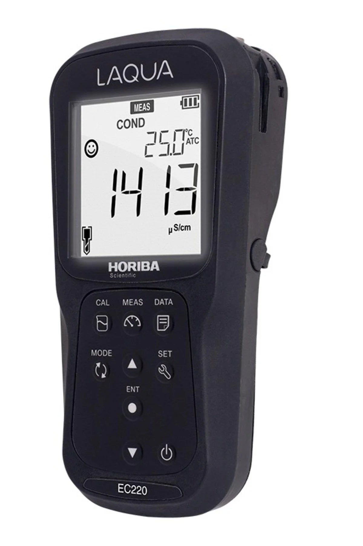 HORIBA LAQUA EC220-K Waterproof Handheld Conductivity, Resistivity, TDS, Salinity & Temperature Meter