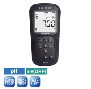 HORIBA LAQUA PH210 Handheld pH/ORP/Temperature Meter | Waterproof IP67 | 0.01 pH Resolution | 500 Data Memory
