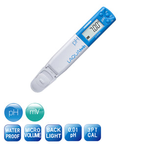 HORIBA LAQUA twin pH-22 Waterproof Pocket pH & mV Meter