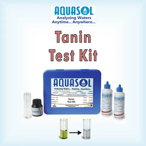 AQUASOL Tannin Test Kit AE2TN Range 5 - 500 PPM (Mg/L) 300Test