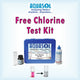 Free Chlorine Test Kit AE205  Range 0.1 - 2.0 PPM (Mg/L) 200 Tests
