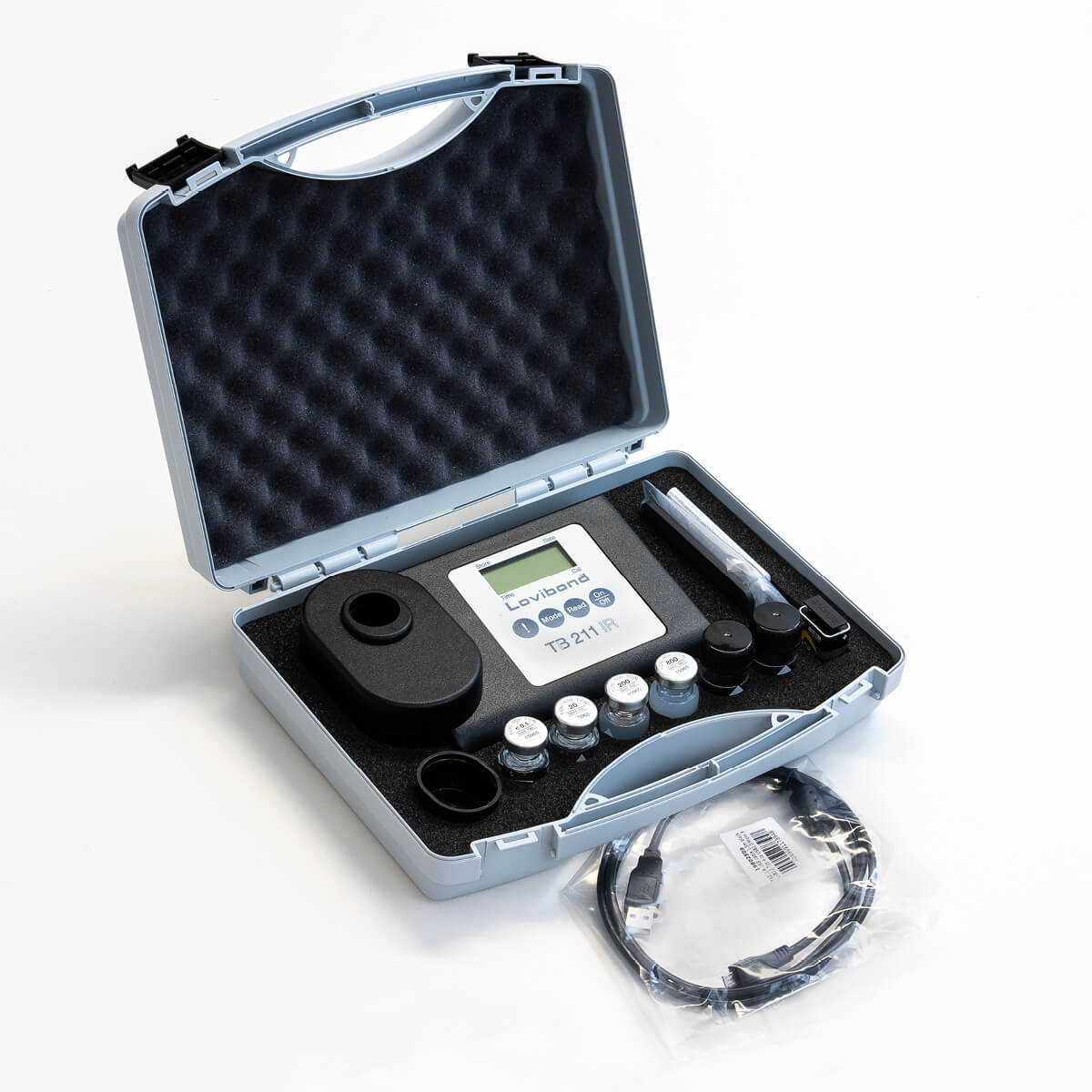 Lovibond® TB 211 IR Digital Portable Turbidity Meter | 0.01–1100 NTU | Infrared 90° Nephelometric Measurement | USB Interface