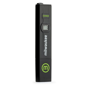 Milwaukee CD600 Digital Total Dissolved Solids (TDS) Pen | 0–1990 ppm Range | 10 ppm Resolution | ±2% FS Accuracy | Automatic Temperature Compensation (ATC)