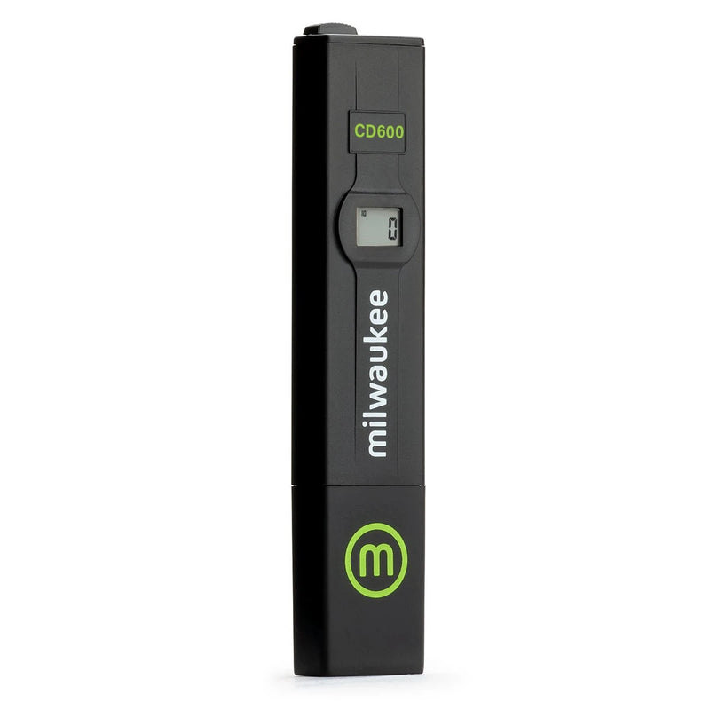 Milwaukee CD600 Digital Total Dissolved Solids (TDS) Pen | 0–1990 ppm Range | 10 ppm Resolution | ±2% FS Accuracy | Automatic Temperature Compensation (ATC)