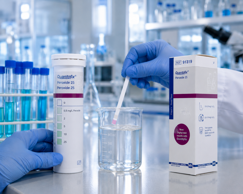 QUANTOFIX® Peroxide 25 Semi-Quantitative Test Strips (REF 91319) 100Strips/Pack