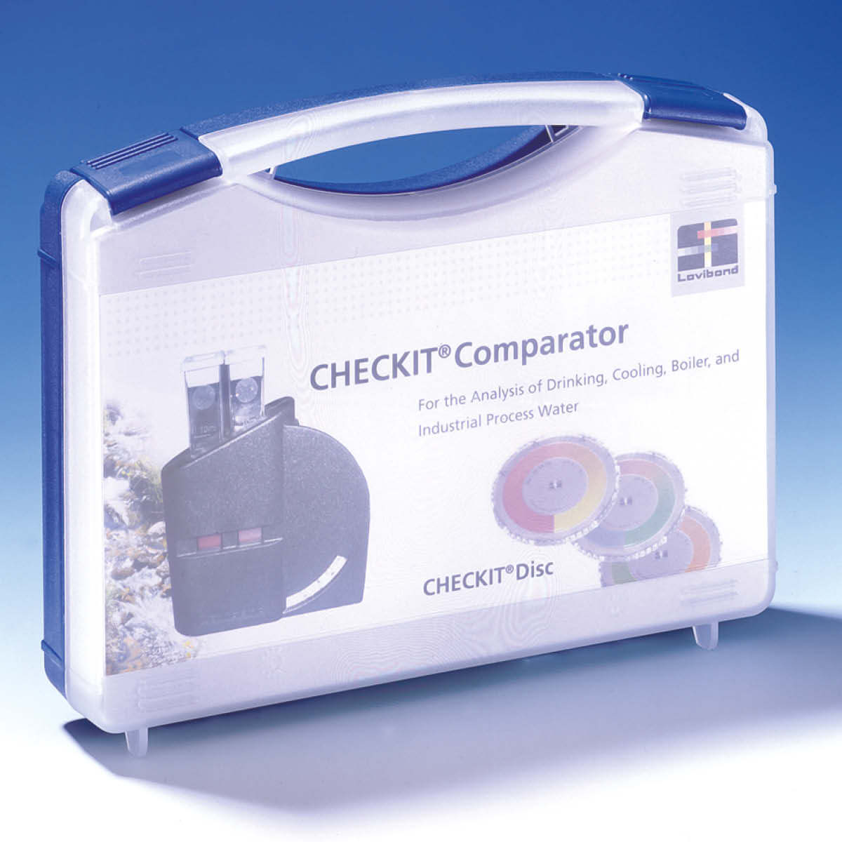 Lovibond CHECKIT Comparator Test Kit 147020 | Chlorine Free, Combined & Total | 0–4 mg/L Cl₂ | DPD No.1 & No.3 | 100 Tests