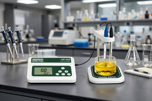 AQUASOL DIGITAL ABT203 Table Top Multi-Parameter Meter | pH / Conductivity / TDS / Salinity / Temperature | ATC | Laboratory Water Quality Tester
