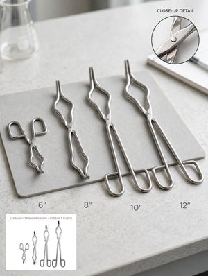 SS Crucible Tongs for Laboratory | Stainless Steel Crucible Holding Tongs