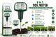 ACETEQ SPH-108 Soil PH Meter, Tests Soil pH Value, Temperature, Humidity & Sunlight Testing Meter