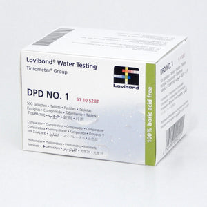 Lovibond® DPD No. 1 Reagent Tablets 511052BT – 500 Tablets | Free Chlorine Testing Reagent for Water Analysis