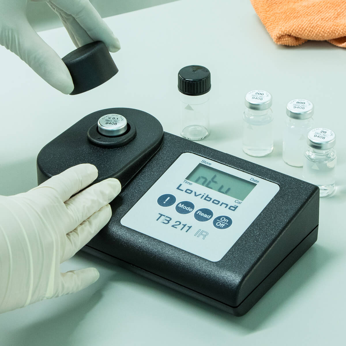 Lovibond® TB 211 IR Digital Portable Turbidity Meter | 0.01–1100 NTU | Infrared 90° Nephelometric Measurement | USB Interface