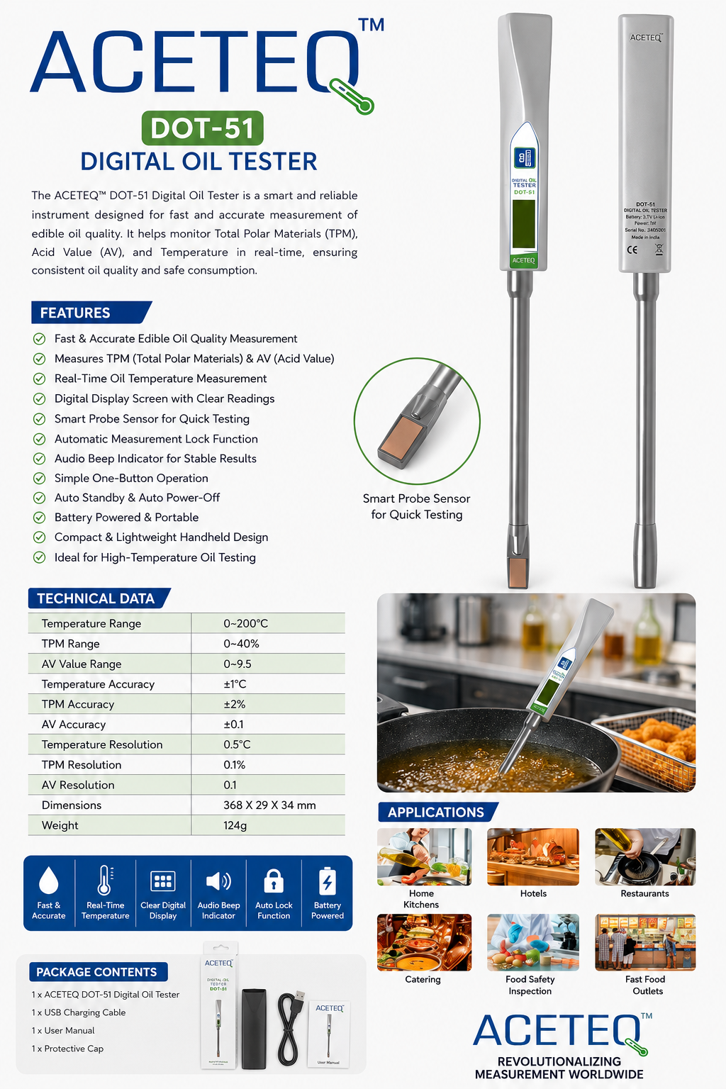 ACETEQ Digital Oil Tester (DOT-51)