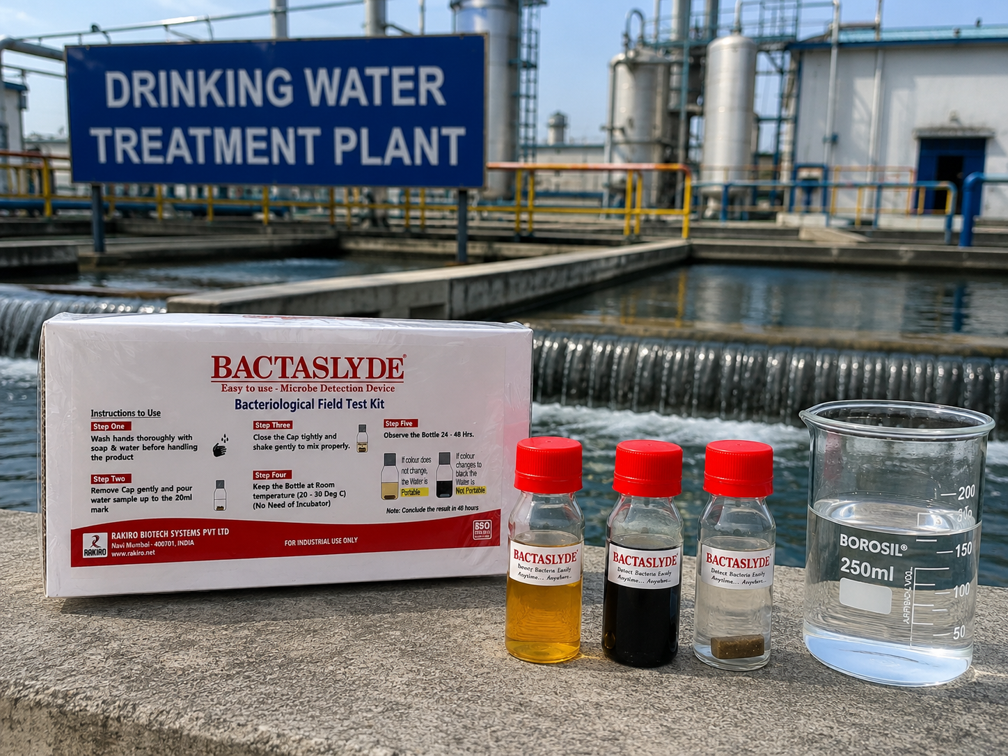 BACTASLYDE H₂S Vial Test Kit BSV1010 – 10 Tests | Drinking Water Bacteria Test | H₂S Bacterial Screening Kit | Presence/Absence Water Test