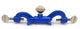 Swivel Bosshead 360° Rotatable Laboratory Clamp, Powder-Coated Alloy, Fits Rods up to 16 mm
