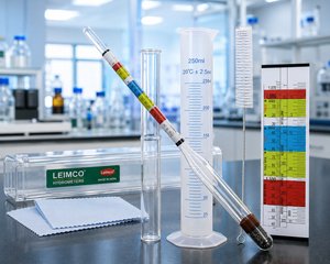LEIMCO Classic Series Glass Hydrometer | Specific Gravity Hydrometer | 0.600–2.000 Range | 0.001 Graduation | 20°C Calibration | Industrial & Chemical Laboratory Use