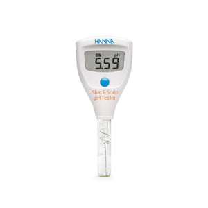 Hanna HI981037 Skin & Scalp pH Tester | 0.00–12.00 pH Range | ±0.05 pH Accuracy | Digital pH Meter for Skin & Scalp Testing