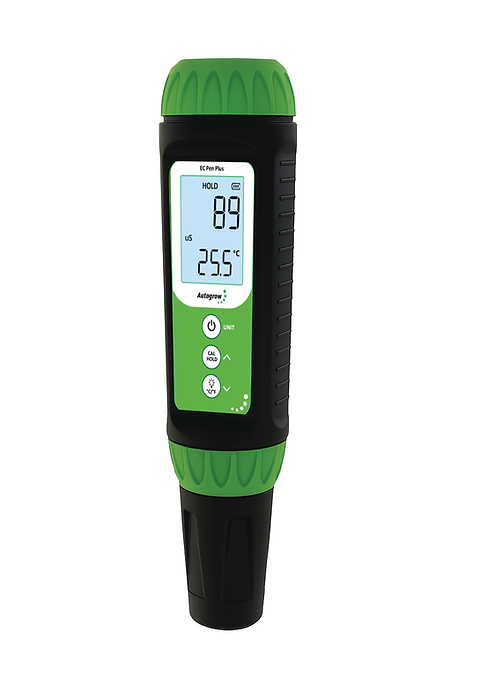 AUTOGROW AG-EC Plus Digital EC TDS Meter with Temperature | 0–19.99 mS/cm EC | 0–9999 ppm TDS | 0–60°C | IP66 Waterproof