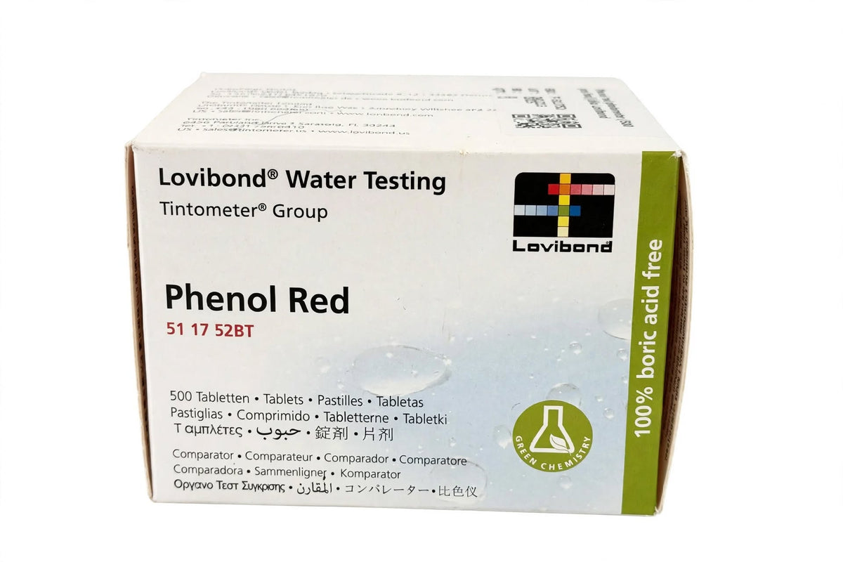 Lovibond 511752BT Phenol Red Tablet Reagents, Pack of 500 | pH Water Testing Tablets