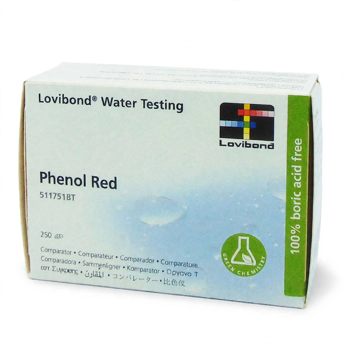 Lovibond® Phenol Red Tablet Reagents, 250 Tablets | 511751BT | pH Testing Reagent for Comparator & Photometric Analysis