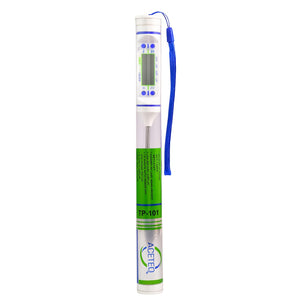 ACETEQ TP-101 Digital Probe Thermometer with Stainless Steel Probe, LCD Display, °C/°F Selection, Hold & Max/Min Functions