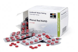 Lovibond 511792BT Phenol Red Rapid Tablets, 500 Tablets | pH Water Testing Reagent | Rapid Dissolving Tablets | Boric Acid Free