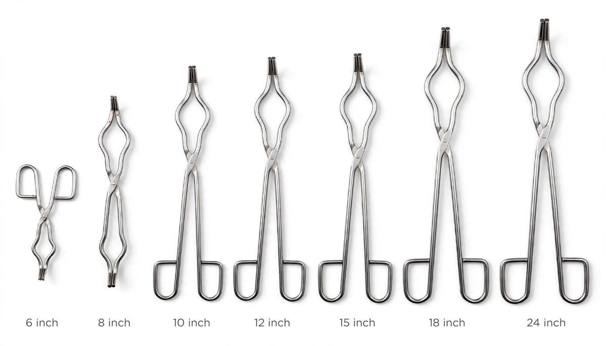 SS Crucible Tongs for Laboratory | Stainless Steel Crucible Holding Tongs