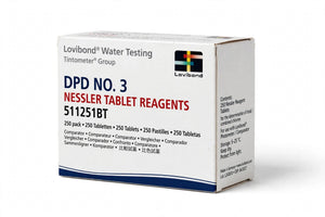 Lovibond 511251BT DPD No. 3 Nessler Tablet Reagents | Total Chlorine Testing | Pack of 250 Tablets